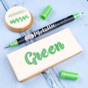 Edible Marker Metallic Green image