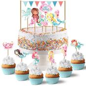 Mermaid Cake and Cupcake Kit Pk 19