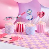Pamper Party/ Make Up Card Cake Topper Set Pk 12 image