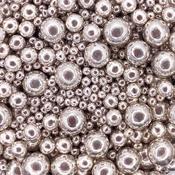 SUGAR SISTERS - Metallic High Shine Silver  Mix 80g