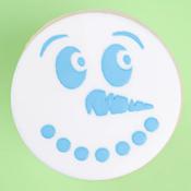Mini Cookie / Bento &amp; Cupcake Stencil - Snowman