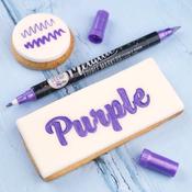 Edible Marker Purple Metallic image