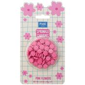 Pink Flowers Sprinkle Charms 25g