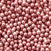 SUGAR SISTERS - Metallic Pink Dragees  4mm 80g