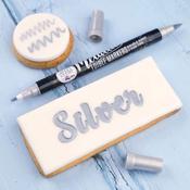 Edible Marker Light Silver