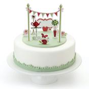Tea Party Cake Topper 11 pcs image