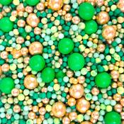 SUGAR SISTERS - Emerald Glam Sprinkle Mix 80g