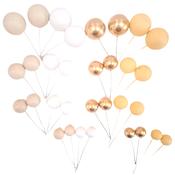 SUGAR SISTERS - Sand, Nude ,Gold &amp; White Cake Ball Set Pk 32