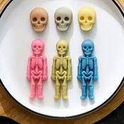 SUGAR SISTERS - Small Skeleten &amp; Skull Mould
