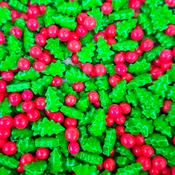 SUGAR SISTERS - Holly &amp; Berries Sprinkle Mix 80g