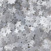 Edible Glitter Silver Stars 1g image