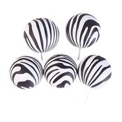 SUGAR SISTERS - Zebra Print Cake Ball Set Pk 5