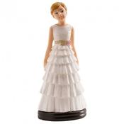 Communion Girl with Tiered Skirt 13cm
