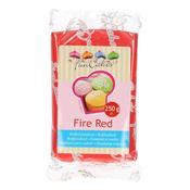 Fire Red  Sugar Paste 250g Funcakes