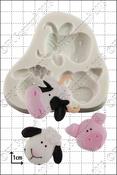 Farm Animals Mould  C121 FPC