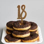Glitter Gold 18th Cake Topper image