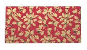 Gold Holly Log Cards 8" x 4"
