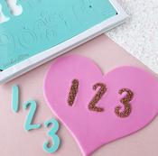 Handwritten SWEET STAMP Numbers &amp; Symbols