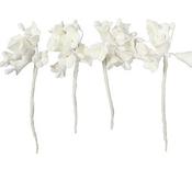 House of cake - 4 Mini Sugar Flower Sprays white