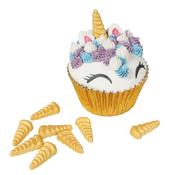 Sugar Decoration Mini Unicorn Horn 30mm  180 units