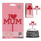 I Love Mum Topper