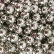 SUGAR SISTERS - Metallic Silver Dragees 6mm 80g