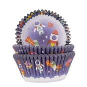Space Cupcake Cases Pk 50 HOM