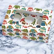 Sugar Sisters Cupcake Box - Xmas Jumper  (6s)