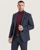 Barry: Slate Navy Tweed 2-Pc Suit