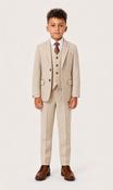 Belmont Boys: Beige 3-Pc Suit image