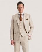 Belmont: Plain Beige 3-Pc Suit