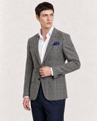 Goose: Grey/Navy Contrasting Wool 2-Pc Suit