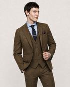 Harding: Brown Tweed 3-Pc Suit
