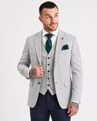 Joseph: Contrasting Stone/Navy 3-Pc Suit