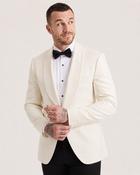 Lenny: Off-White &amp; Black Tuxedo 2-Pc Suit
