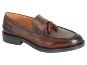 Brown Leather Tassel Loafer