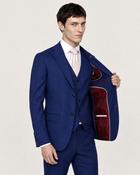 Mark: Navy Check 3-Pc Suit