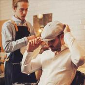 Alfie: Irish Linen Bakerboy Cap image