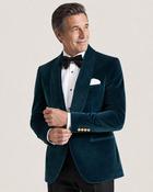 Murphy: Turquoise Velvet 3-Pc Tuxedo image