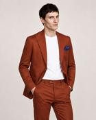 Nelson: Rust Brown 2-Pc Tencel Suit