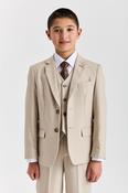 Belmont Boys: Beige 3-Pc Suit image