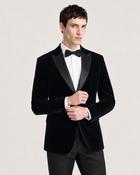 Rosa: Black Velvet 2-Pc Tux Suit