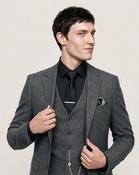 Stoker: Charcoal Tweed 3-Pc Suit