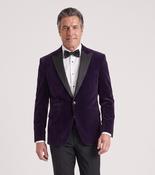 Rosa: Purple Velvet 2-Pc Tux Suit