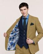 Wilde: Mustard Yellow Tweed 2-Pc Suit