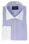 Brack: Lilac Stripe &amp; White Collar Shirt image
