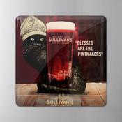 Sullivan's Black Cat Logo Fridge Magnet image