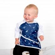 La Petite Ourse Smock Bib - Dino image