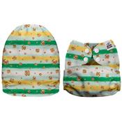 Mama Koala Glitter Clovers Pocket Nappy image