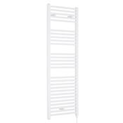 White Electric Towel Rail image